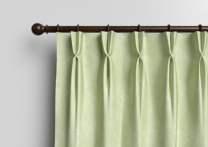 Florence Faux Suede, Green Leaf - Made to Measure Curtains - Image 12